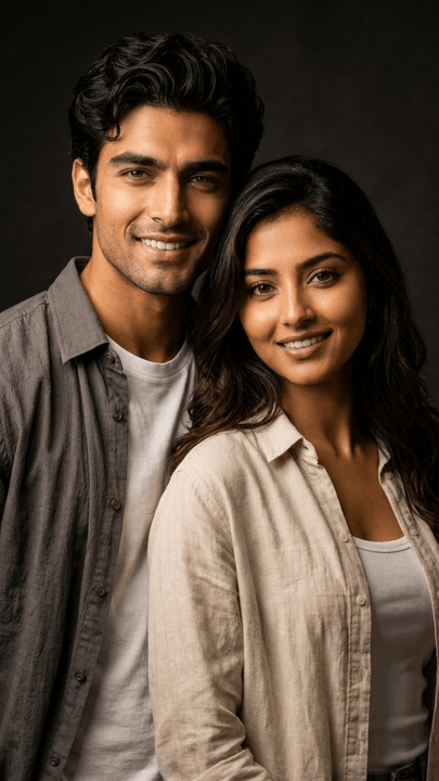 Elegant Spotlight Couple