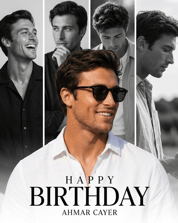 Cinematic Birthday Collage